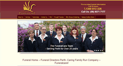 Desktop Screenshot of funeralcare.com.au